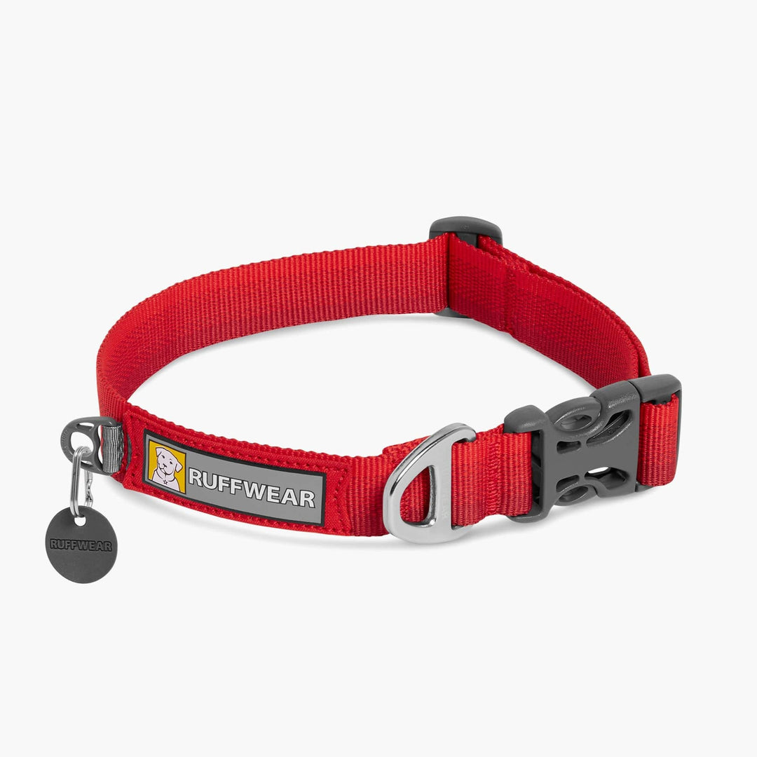 Ruffwear Front Range Dog Collar - Red Sumac: Strong, Durable, and Comfortable