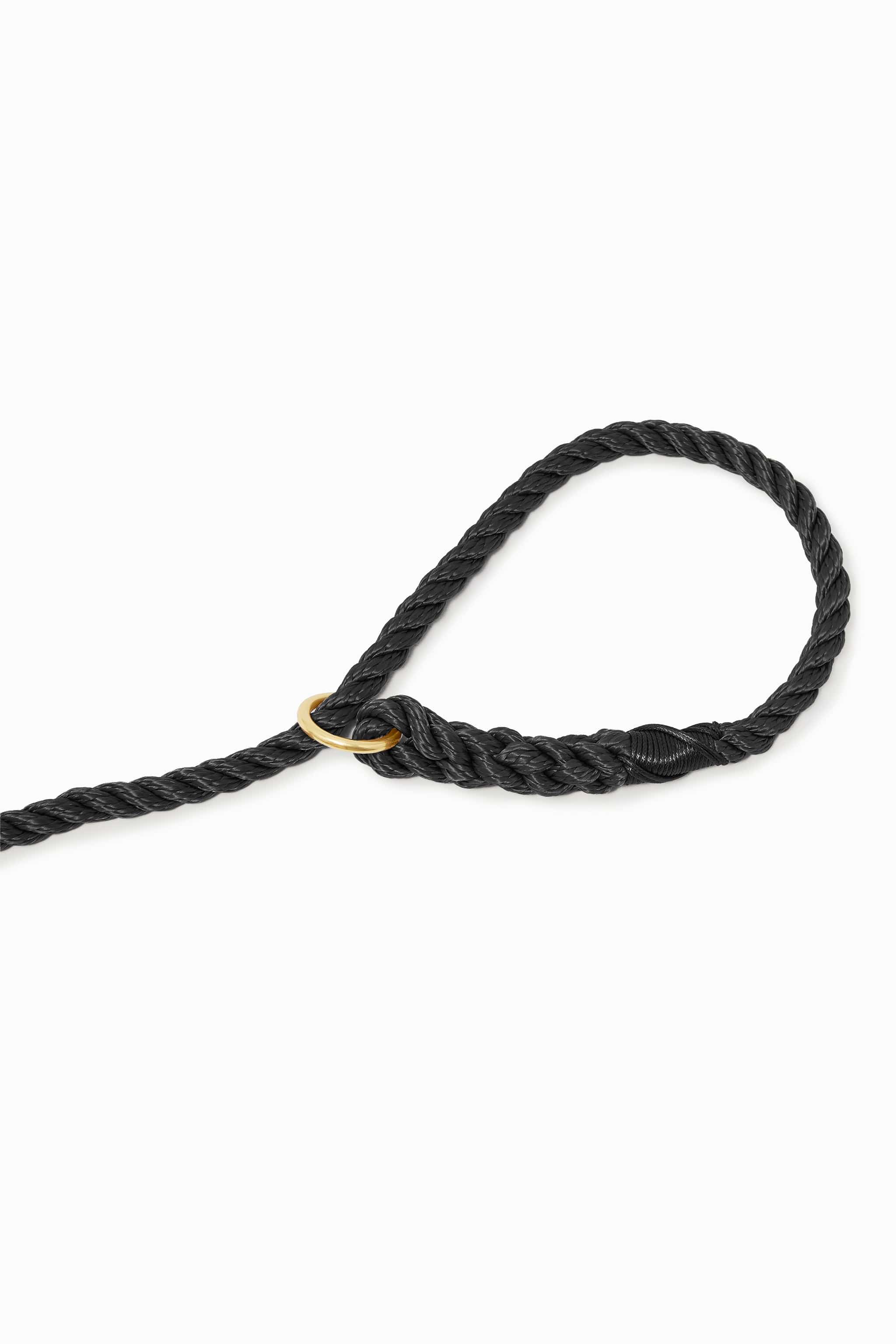 Black rope dog outlet lead