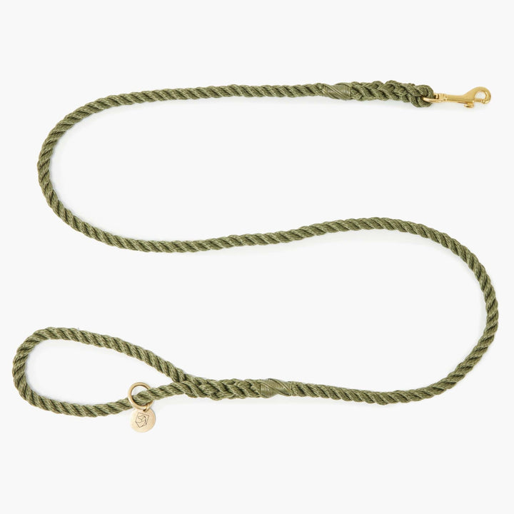 Woodland Green Rope Dog Lead, 5ft Long