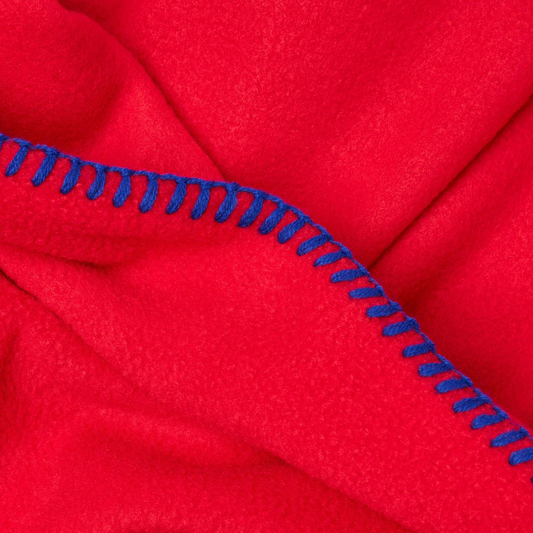 Red Fleece Dog Blanket