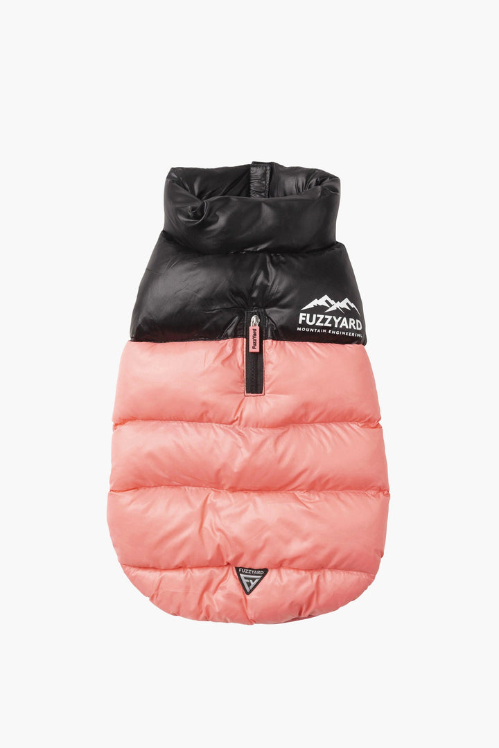Waterproof Dog Coat, Pink Puffer Jacket