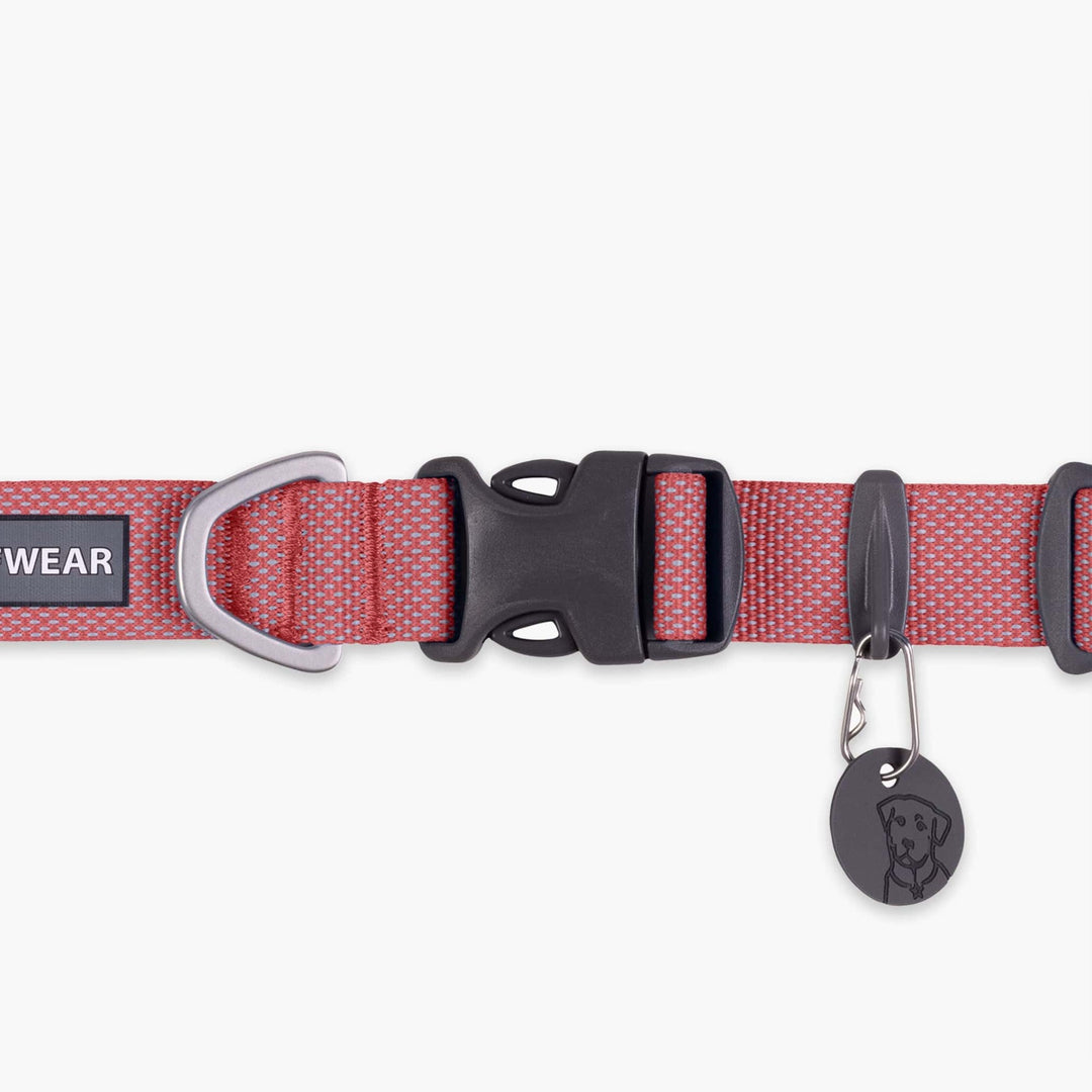 Ruffwear Hi & Light Lightweight Dog Collar in Salmon Pink