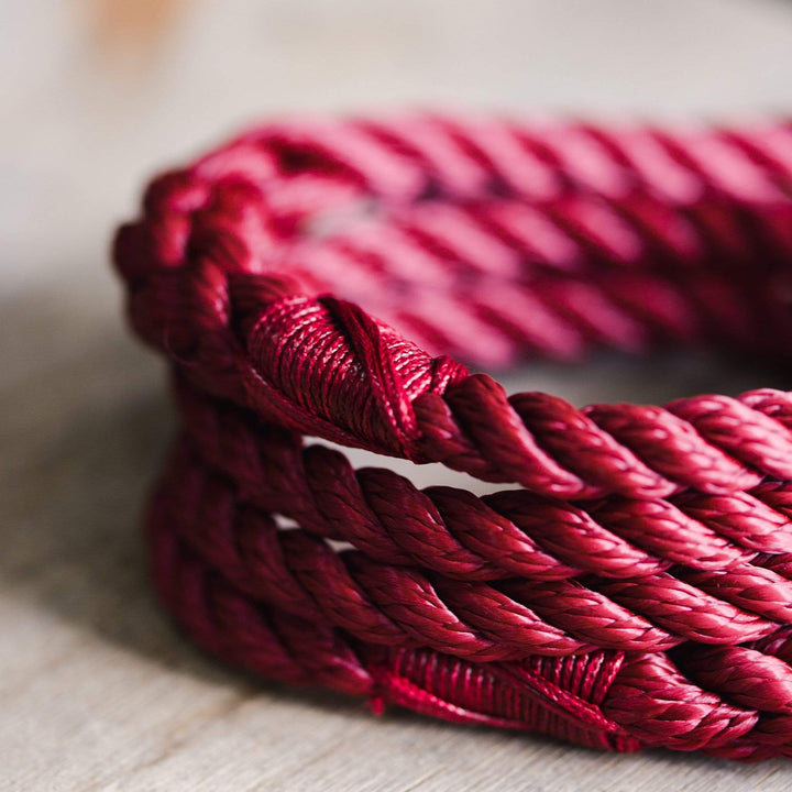 Ox Red Rope Dog Lead, 5ft Long