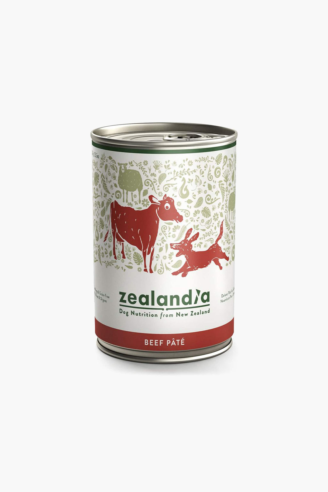 Zealandia Beef Pate - High-Quality and Natural Dog Food for Optimum Pet Health 385g