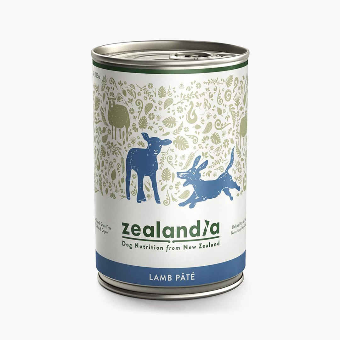 Zealandia Lamb Pate Wet Dog Food - 90% Lamb Meat, Grain-Free & Nutritious 385g