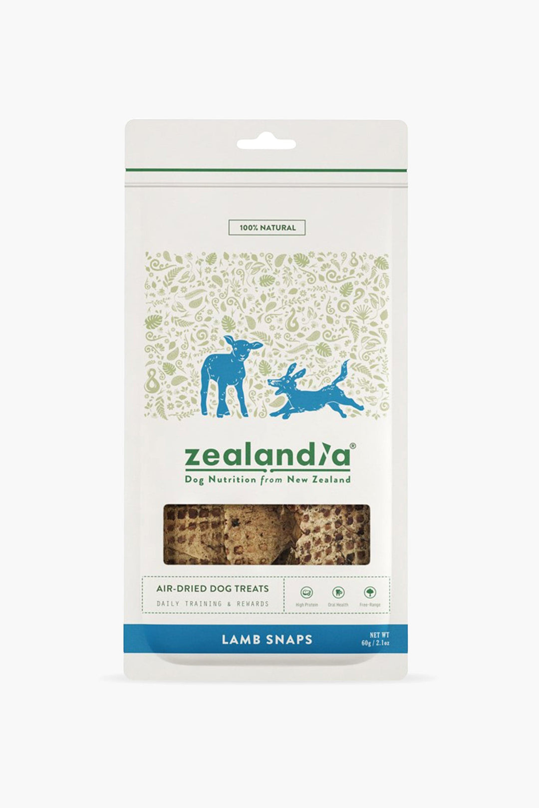 Reward & Training Healthy Treats, Grain-Free Lamb Pieces - Zealandia 60g
