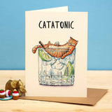Catatonic Greetings Card The Stately Hound
