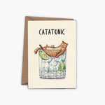Catatonic Greetings Card The Stately Hound