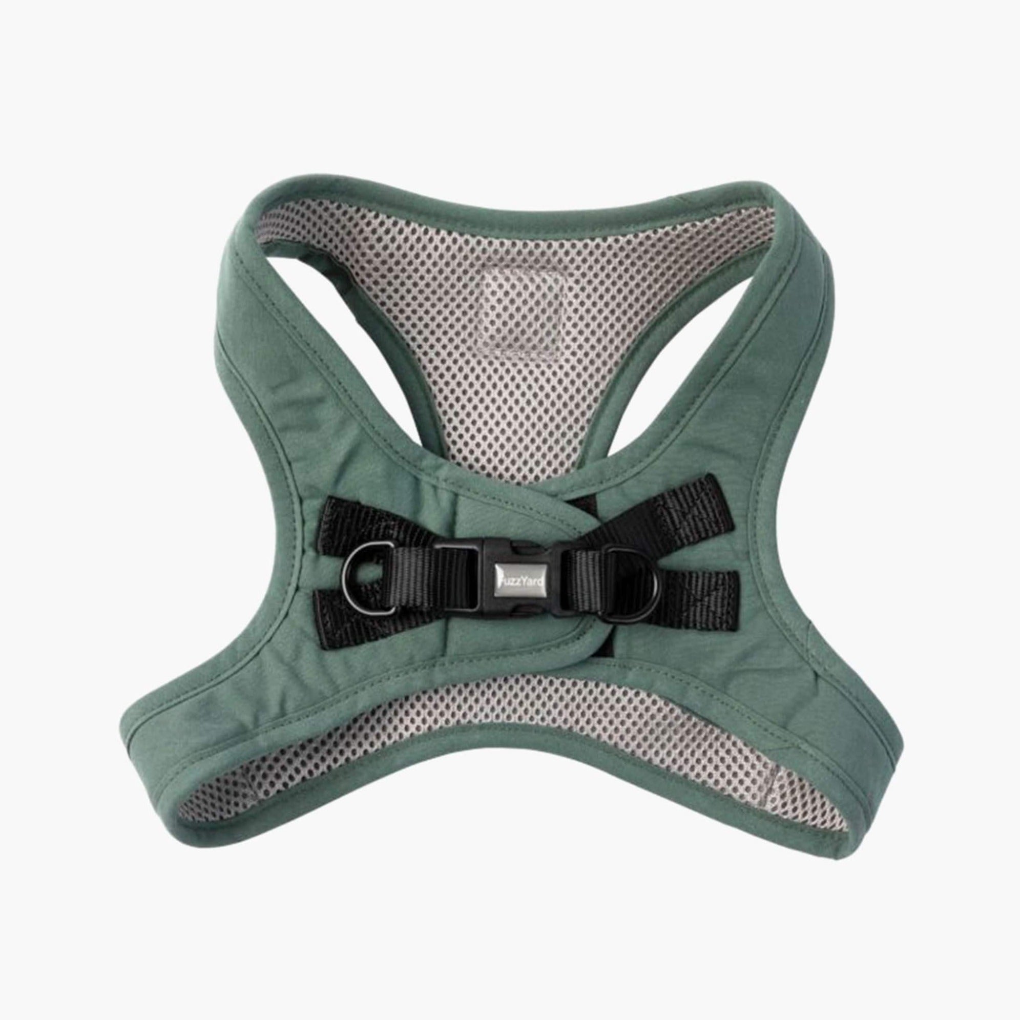 Step in Dog Harness 'FuzzYard Life' Myrtle Green The Stately Hound