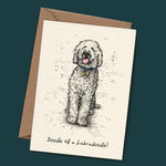 Labradoodle Greetings Card The Stately Hound