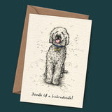 Labradoodle Greetings Card The Stately Hound