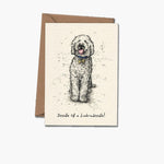 Labradoodle Greetings Card The Stately Hound