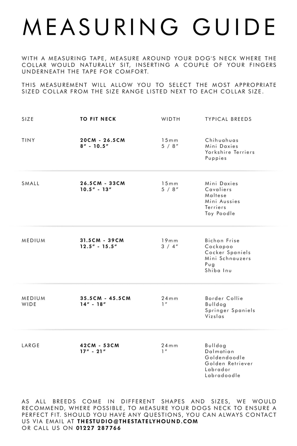 Luxury Black Leather Dog Collar with Center Ring, Handmade in the UK