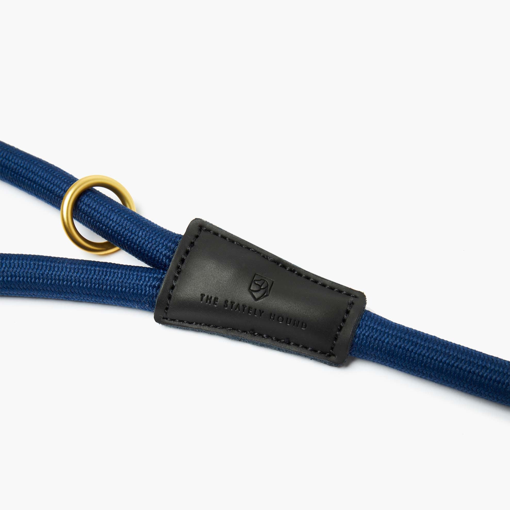 Navy Blue Rope Dog Lead – Durable Design for Medium & Large Dogs