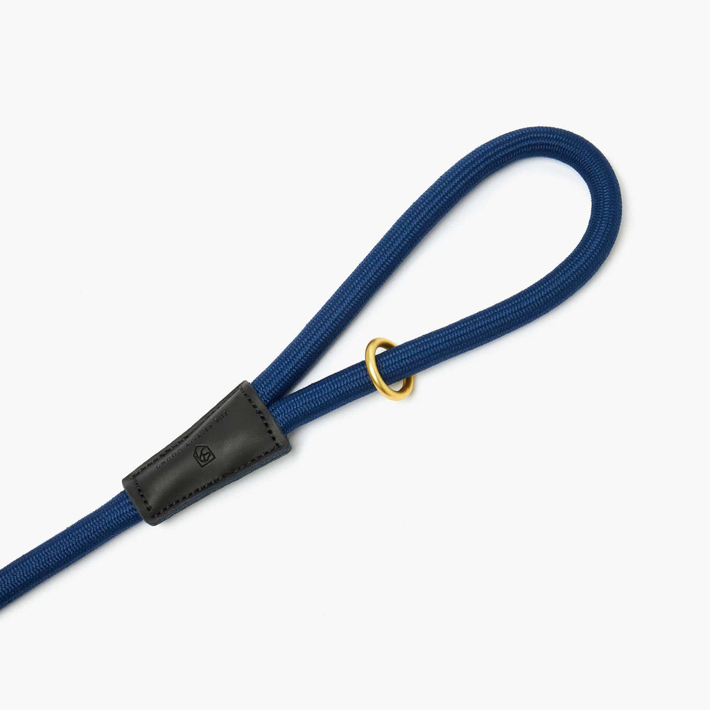Navy Blue Rope Dog Lead – Durable Design for Medium & Large Dogs