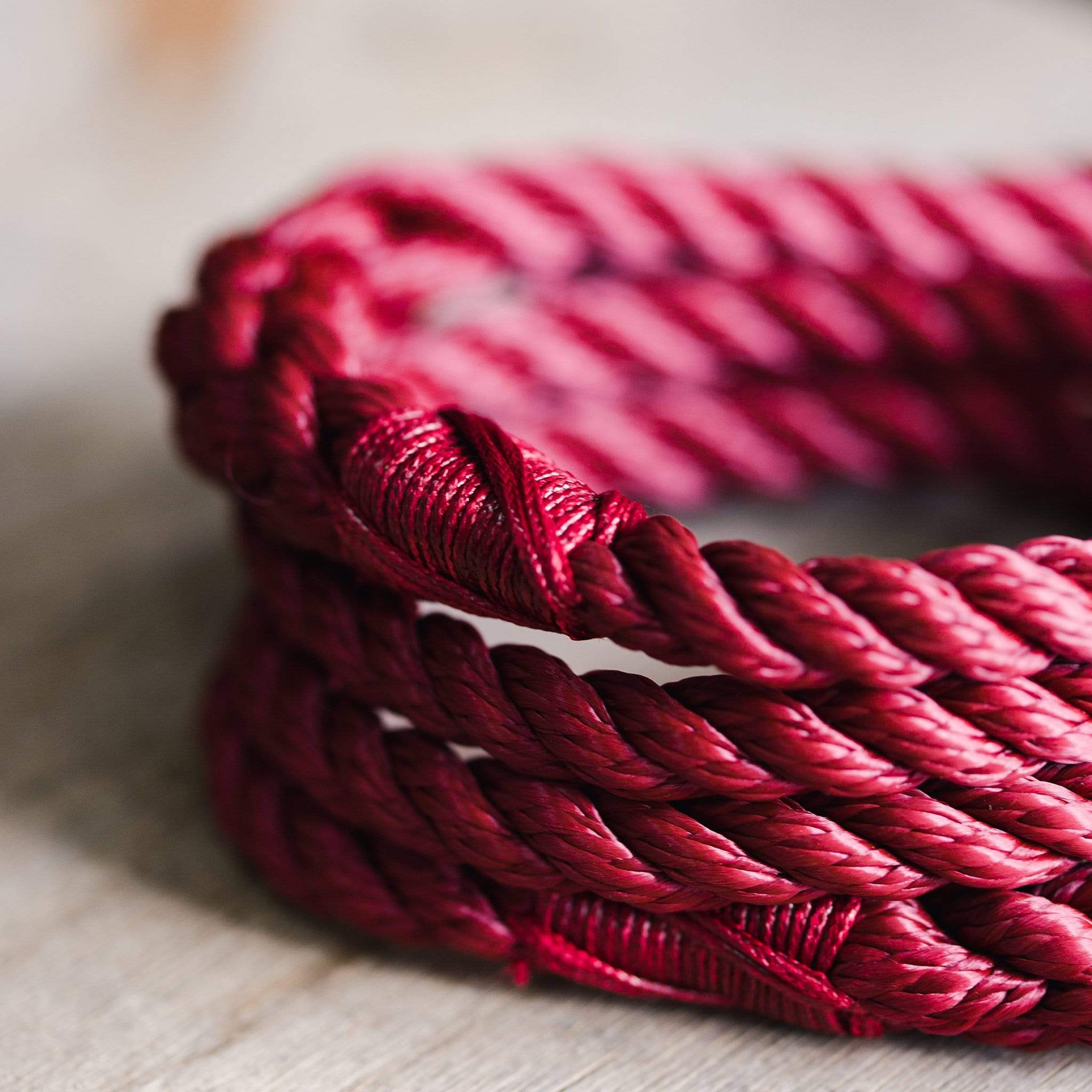 Ox Red Rope Dog Lead, 5ft Long The Stately Hound
