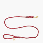 Ox Red Rope Dog Lead, 5ft Long The Stately Hound