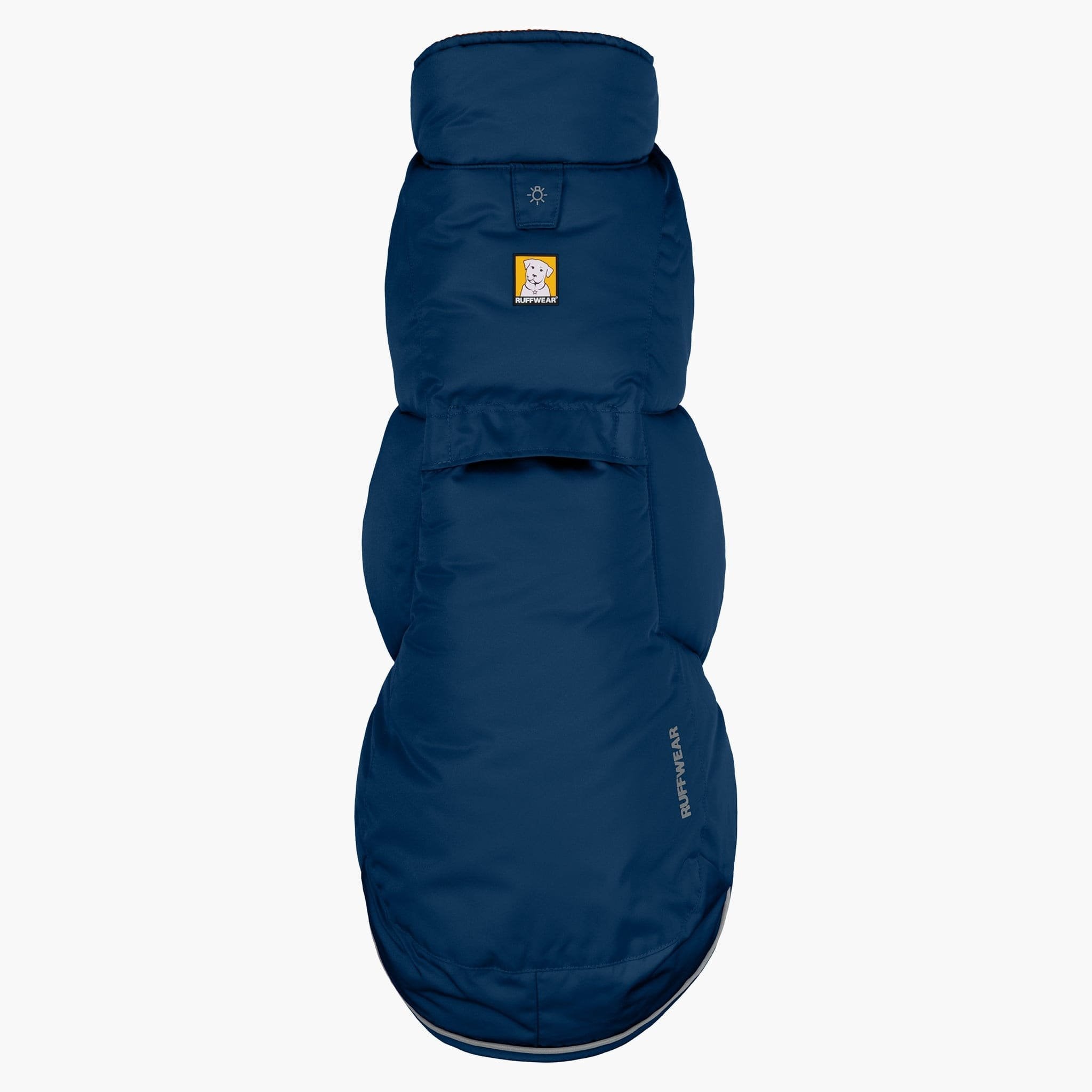 Ruffwear Quinzee Insulated Blue Dog Jacket | Packable, Warm & Ready for Winter Adventures