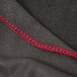 Slate Grey Dog and Puppy Fleece Blanket The Stately Hound